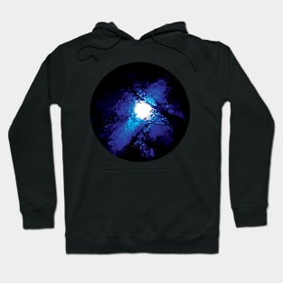 moon through trees Hoodie